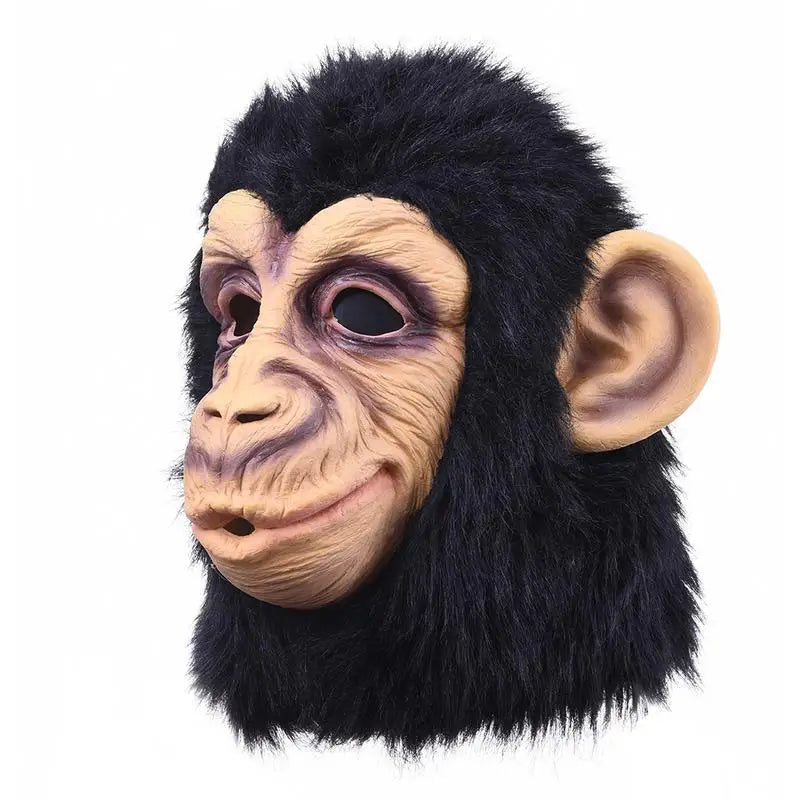 Adult Gorilla Monkey Latex Full Face Halloween Mask by HitMyNeed