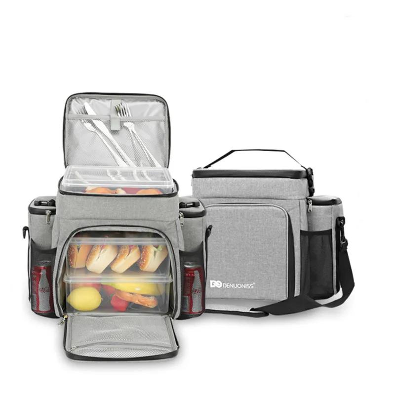 Adult Insulated Fitness Lunch Bag with Shoulder Strap by HitMyNeed