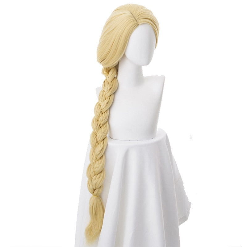 Adult Rapunzel Braided Wig with Mesh Cap 120cm by HitMyNeed