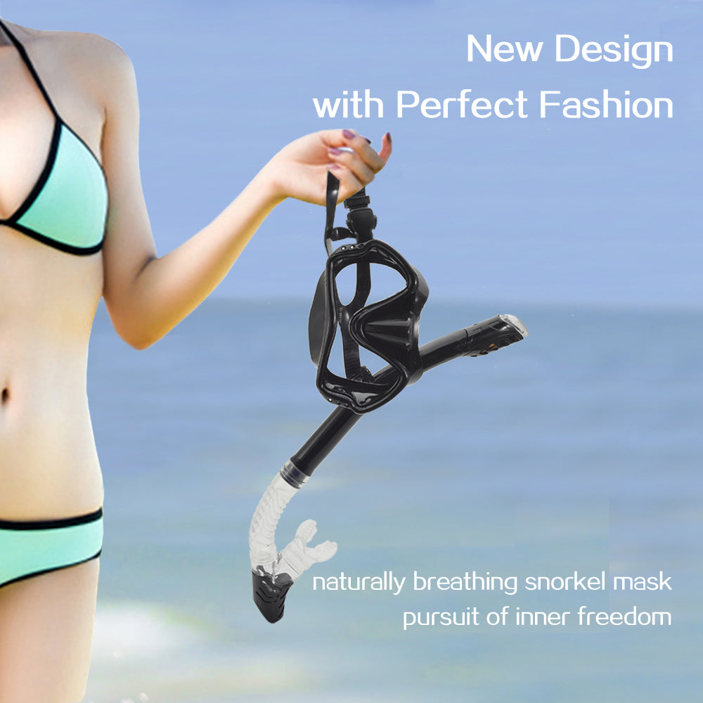 Adult Scuba Diving Mask and Snorkel Set Anti-Fog by HitMyNeed