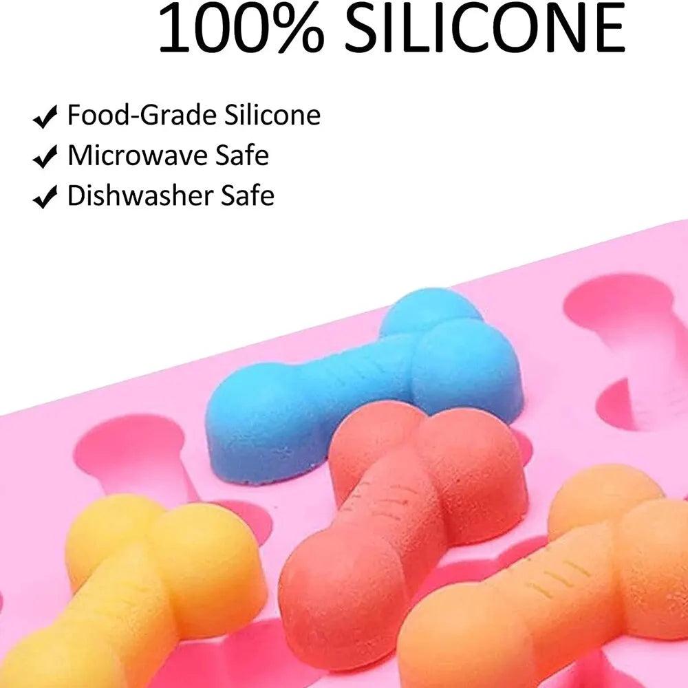 Adult Silicone Penis & Torso Chocolate and Ice Mold by HitMyNeed