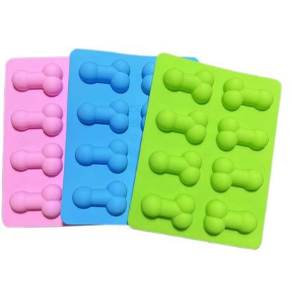 Adult Silicone Penis & Torso Chocolate and Ice Mold by HitMyNeed