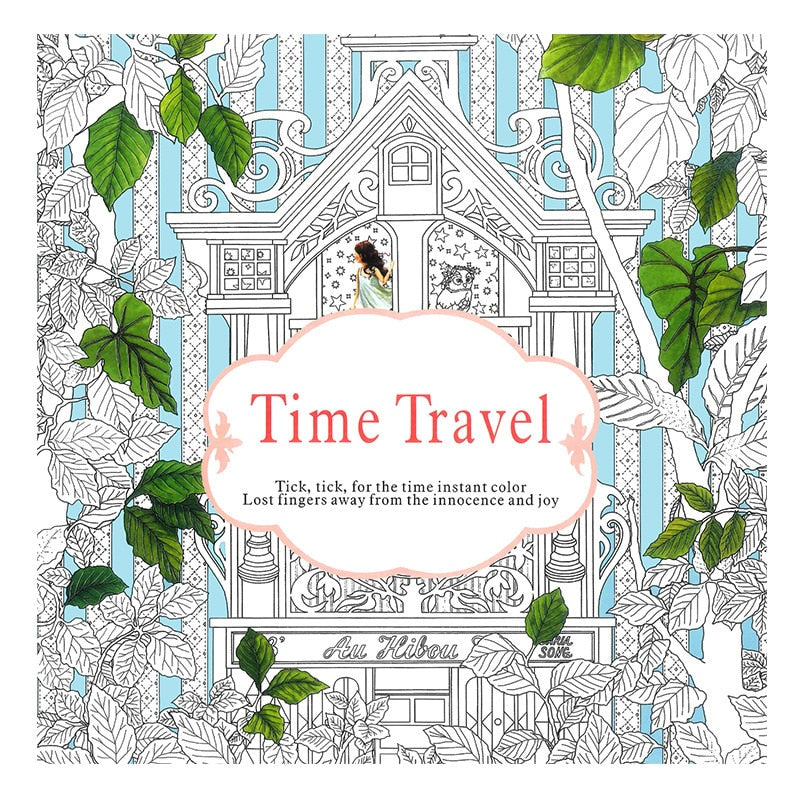 Adult Stress Relief Coloring Books Set (4 Pack) by HitMyNeed