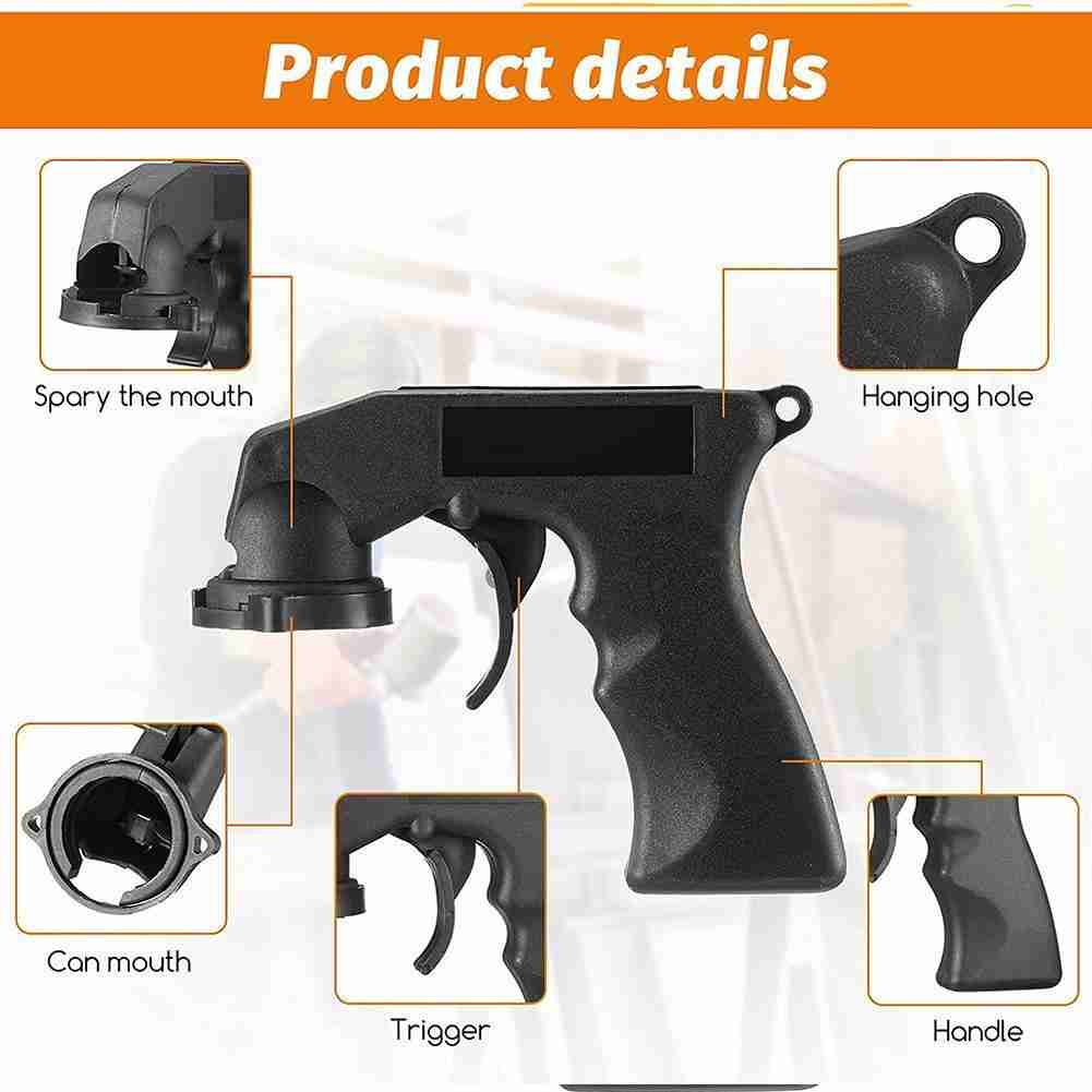 Aerosol Spray Can Paint Gun Handle Adaptor by HitMyNeed