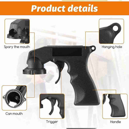 Aerosol Spray Can Paint Gun Handle Adaptor by HitMyNeed