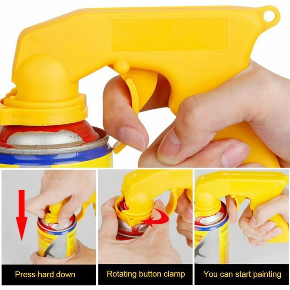 Aerosol Spray Can Paint Gun Handle Adaptor by HitMyNeed