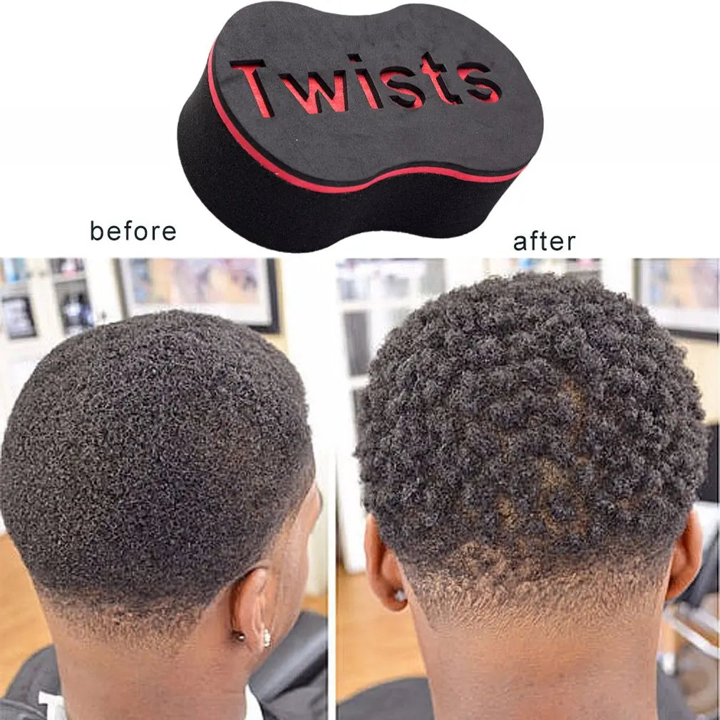 African Hair Twist Sponge Brush for Men by HitMyNeed