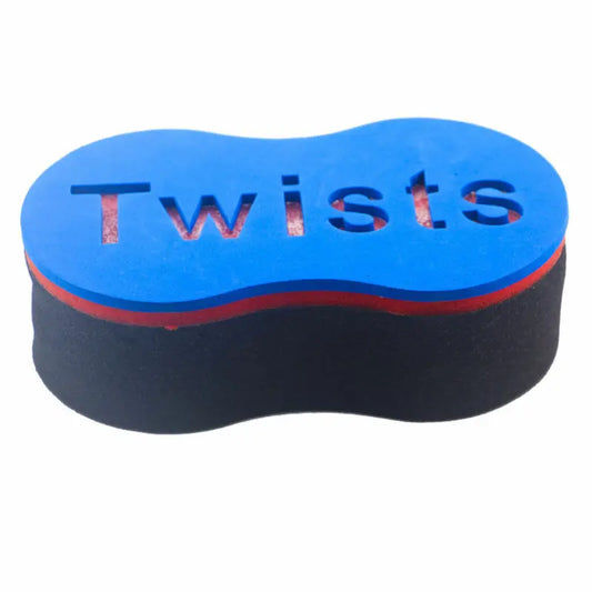 African Hair Twist Sponge Brush for Men blue by HitMyNeed