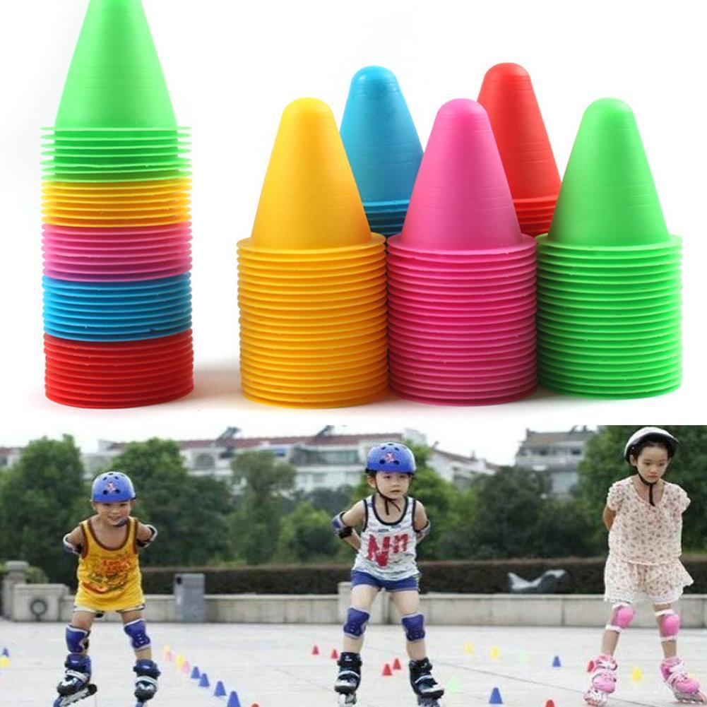 Agility Training Slalom Cones Set (10 Pack) by HitMyNeed