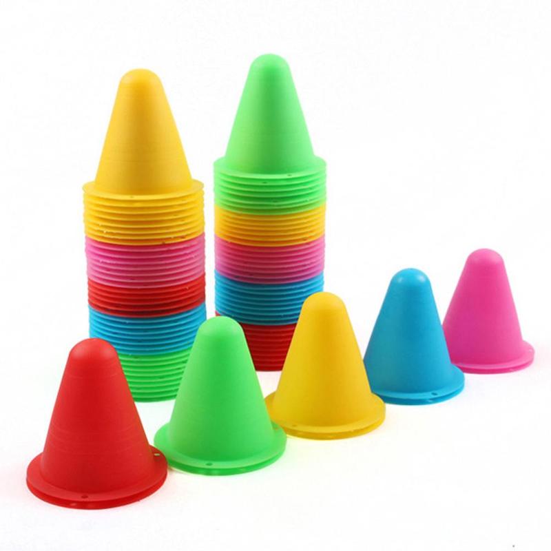 Agility Training Slalom Cones Set (10 Pack) by HitMyNeed