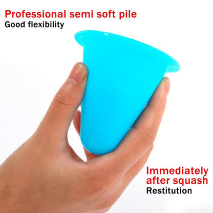 Agility Training Slalom Cones Set (10 Pack) by HitMyNeed