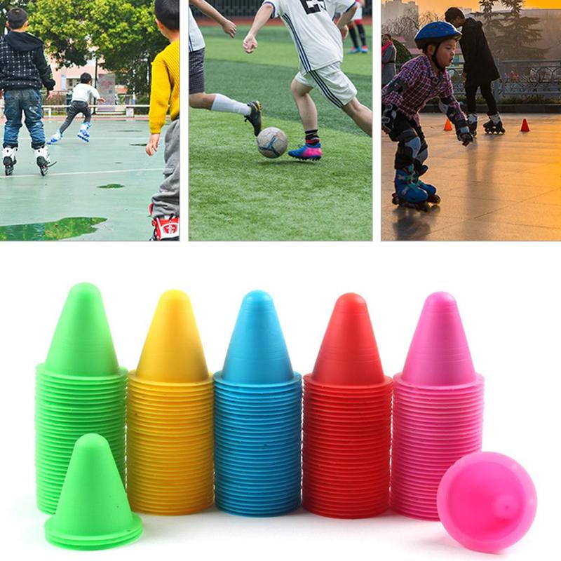 Agility Training Slalom Cones Set (10 Pack) by HitMyNeed