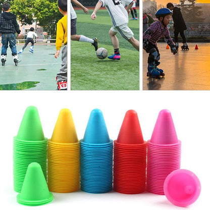 Agility Training Slalom Cones Set (10 Pack) by HitMyNeed