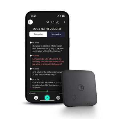 AI Voice & Call Recorder with 64GB and 102-Language Text by HitMyNeed