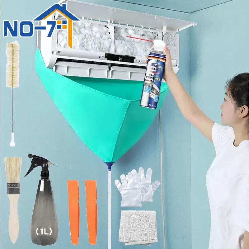 Air Conditioner Cleaning Kit with Leak-Proof Cover by HitMyNeed