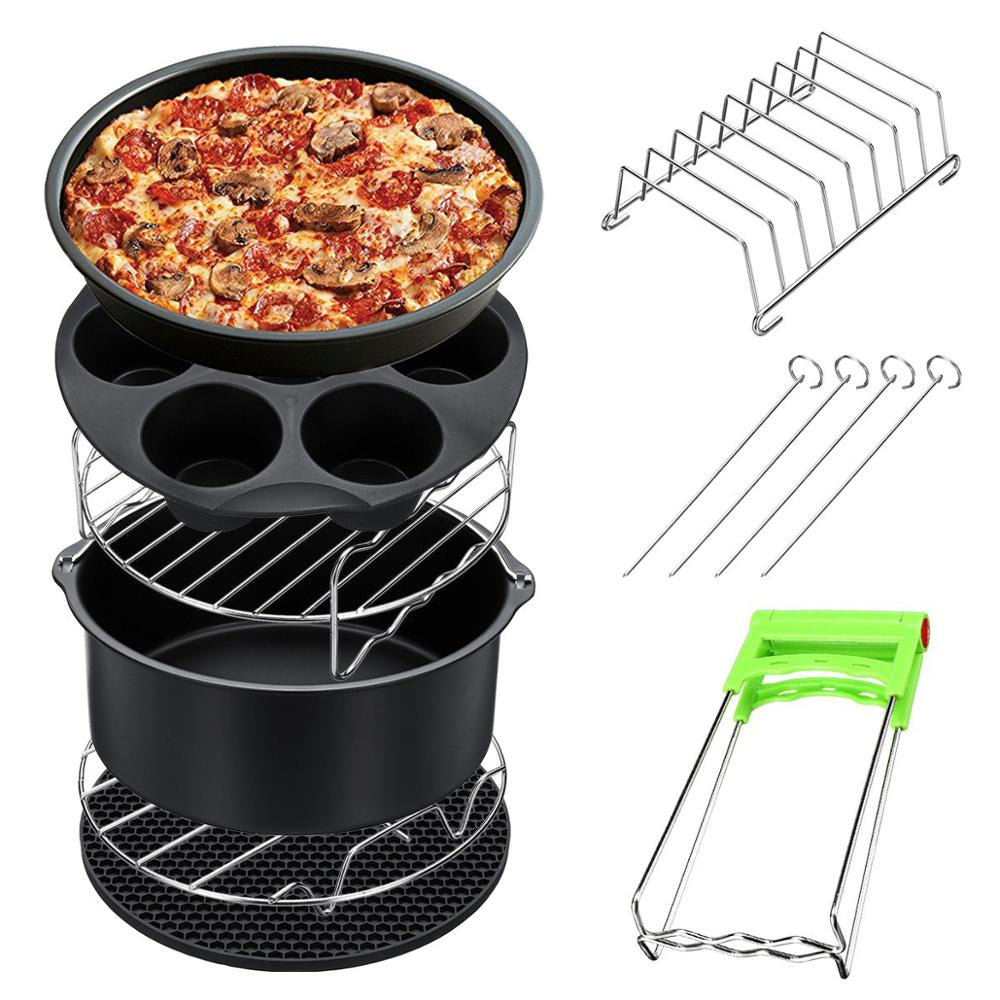 Air Fryer Accessories 6‑Piece Cooking Set, 4.2L by HitMyNeed