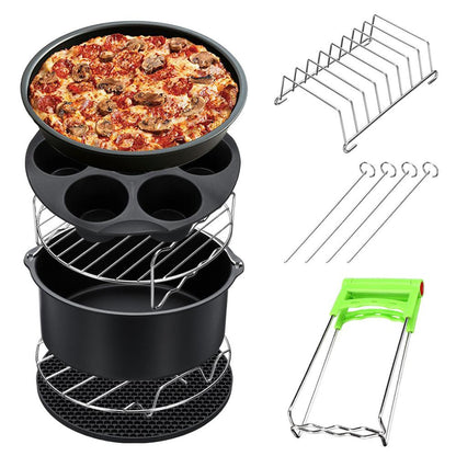 Air Fryer Accessories 6‑Piece Cooking Set, 4.2L by HitMyNeed
