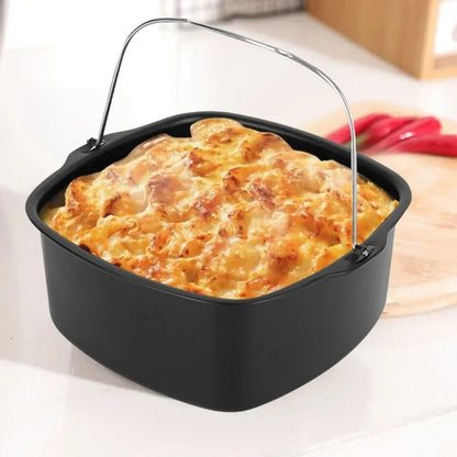 Air Fryer Non-Stick Cake Baking Tray Basket 7" & 8" by HitMyNeed
