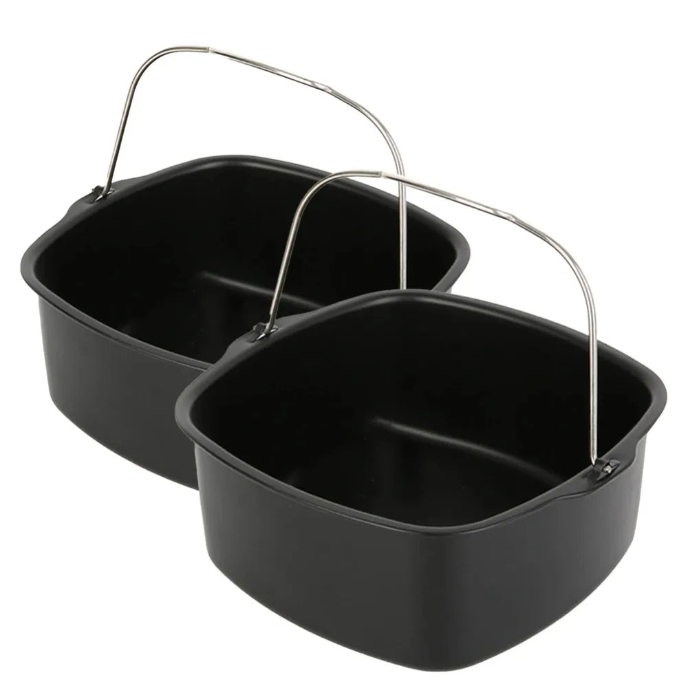 Air Fryer Non-Stick Cake Baking Tray Basket 7" & 8" by HitMyNeed