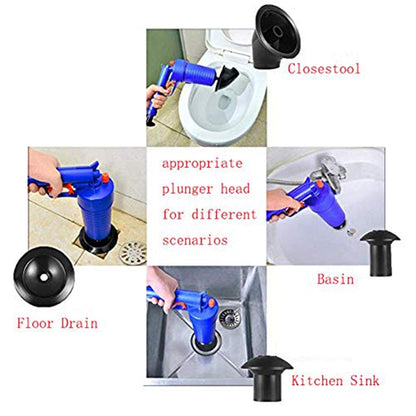 Air-Powered Toilet Plunger Drain Blaster Gun by HitMyNeed