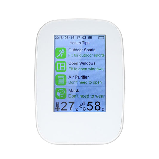 Air Quality Monitor with CO2, PM2.5 & TVOC Sensors by HitMyNeed