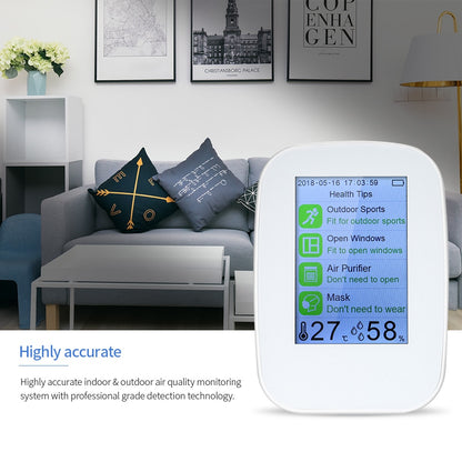 Air Quality Monitor with CO2, PM2.5 & TVOC Sensors by HitMyNeed
