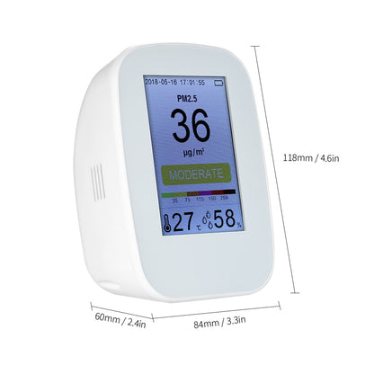 Air Quality Monitor with CO2, PM2.5 & TVOC Sensors by HitMyNeed