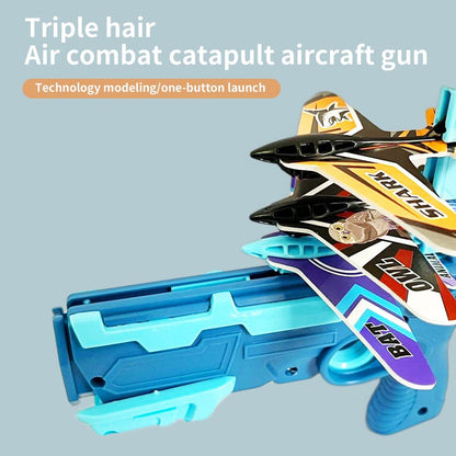 Airplane Launcher Bubble Catapult with 6 Planes by HitMyNeed