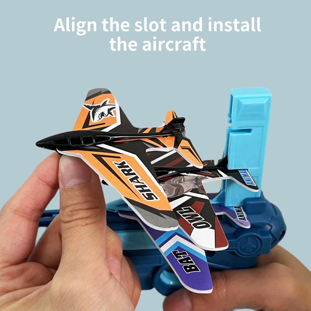 Airplane Launcher Bubble Catapult with 6 Planes by HitMyNeed