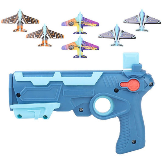 Airplane Launcher Gun with 6 Foam Planes by HitMyNeed
