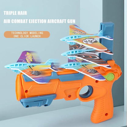 Airplane Launcher Gun with 6 Foam Planes by HitMyNeed