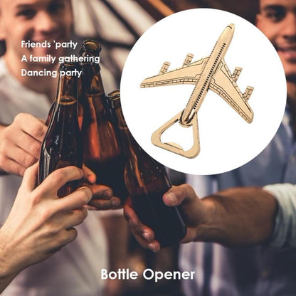 Airplane Metal Bottle Opener with Gift Box by HitMyNeed