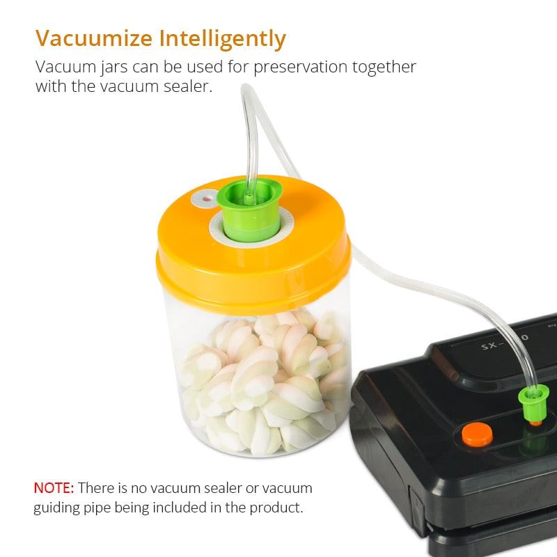 Airtight Vacuum Food Storage Container Set (4pcs) by HitMyNeed