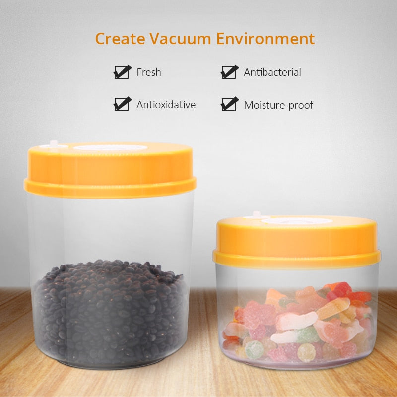 Airtight Vacuum Food Storage Container Set (4pcs) by HitMyNeed