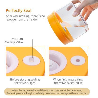 Airtight Vacuum Food Storage Container Set (4pcs) by HitMyNeed