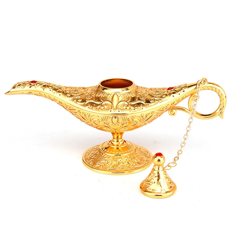Aladdin Metal Lamp Collectible Decor & Incense Holder by HitMyNeed