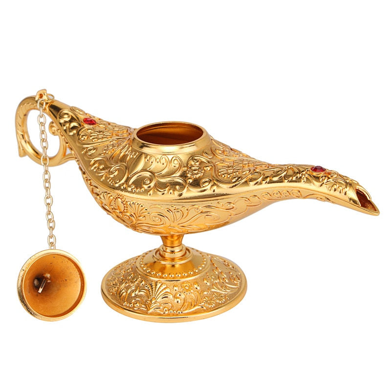 Aladdin Metal Lamp Collectible Decor & Incense Holder by HitMyNeed