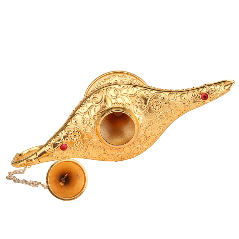 Aladdin Metal Lamp Collectible Decor & Incense Holder by HitMyNeed