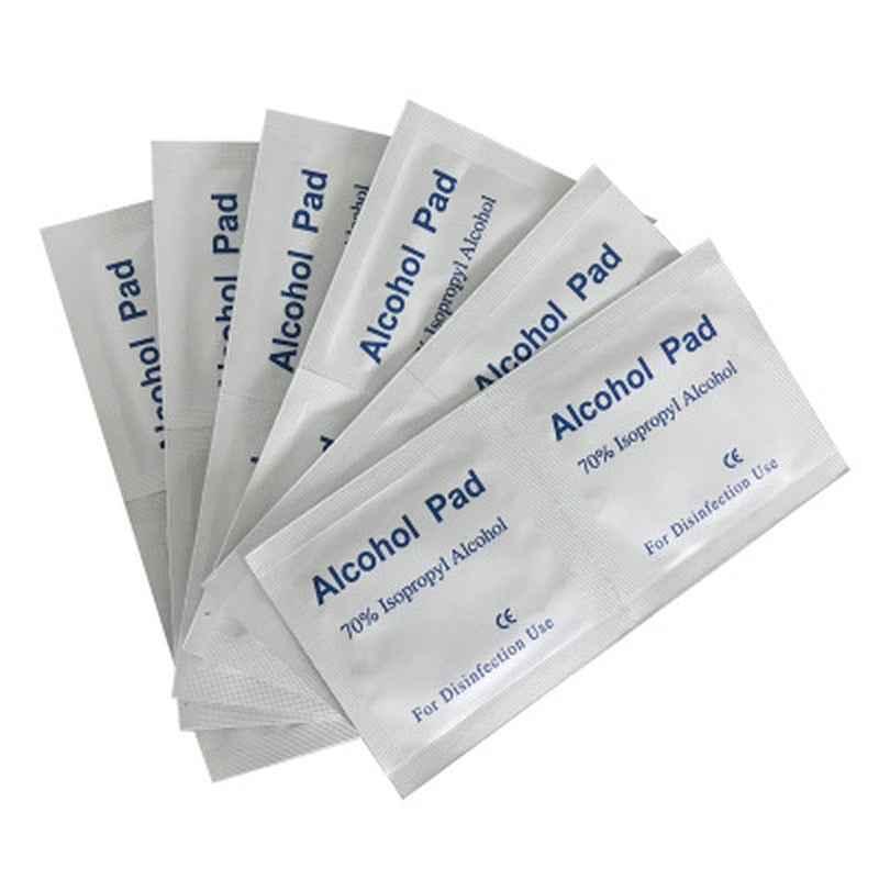 Alcohol Prep Pads 100 Pack, 70% Isopropyl by HitMyNeed