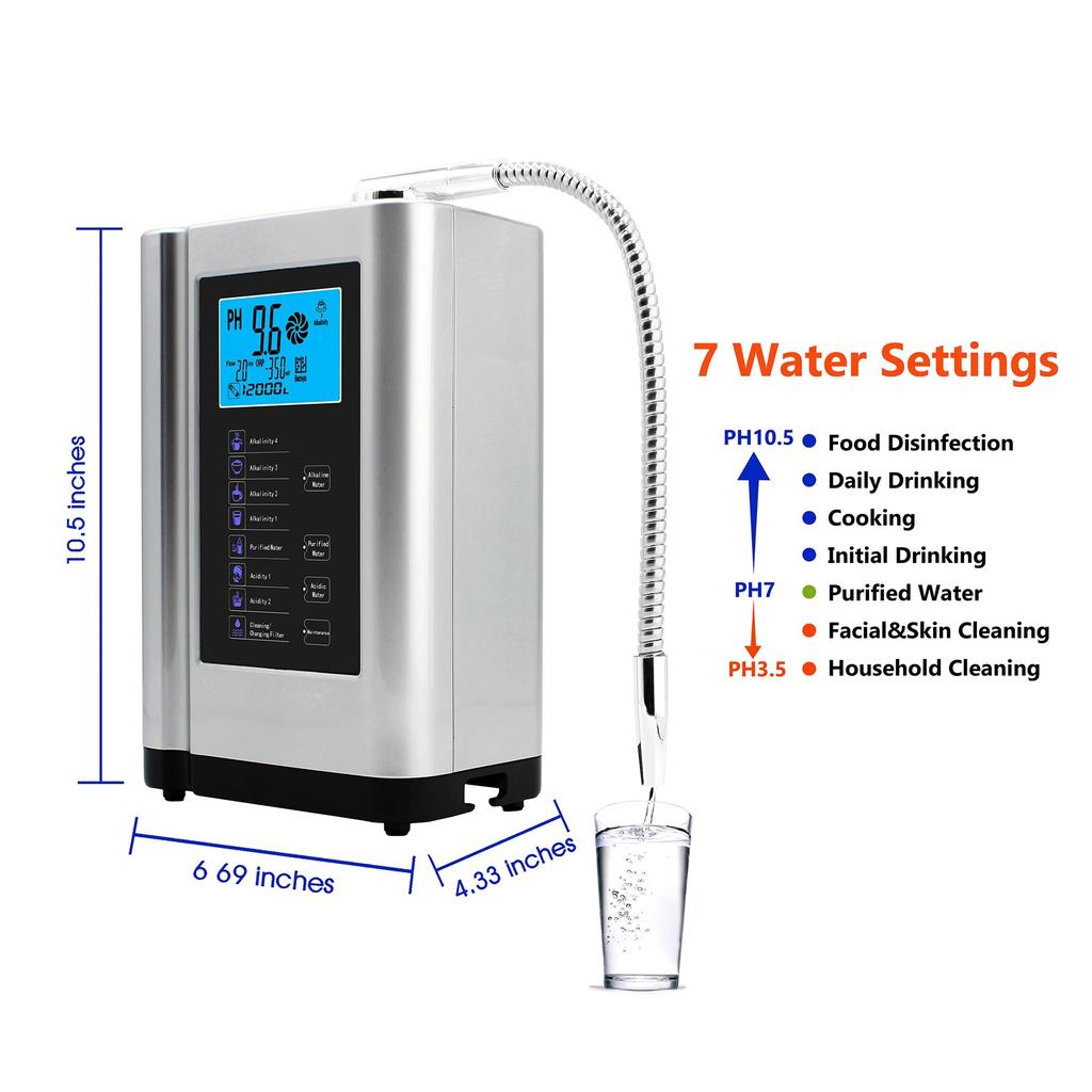 Alkaline Water Ionizer & Hydrogen Generator System by HitMyNeed