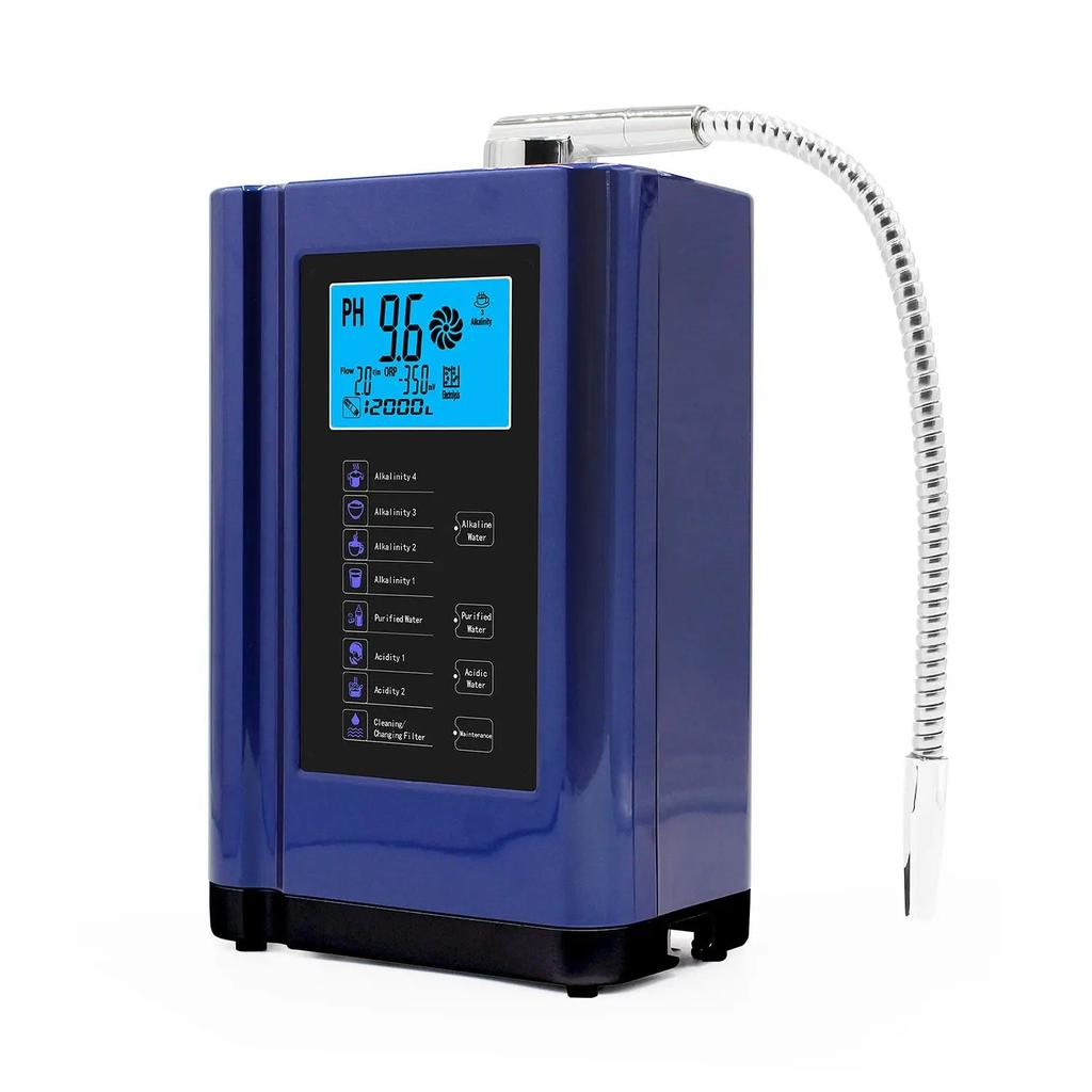 Alkaline Water Ionizer & Hydrogen Generator System blue eu plus-7-ti-pt-plates by HitMyNeed