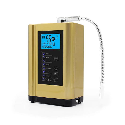 Alkaline Water Ionizer & Hydrogen Generator System yellow us 5-ti-pt-plates by HitMyNeed