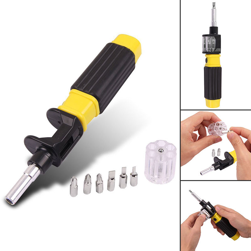 All-in-One 6-in-1 Magnetic Screwdriver Bit Tool by HitMyNeed