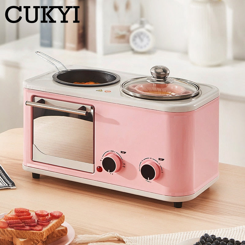 All In One Breakfast Maker Machine 3-in-1 Cooker by HitMyNeed