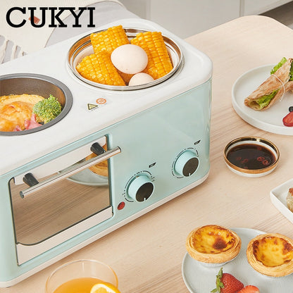 All In One Breakfast Maker Machine 3-in-1 Cooker by HitMyNeed