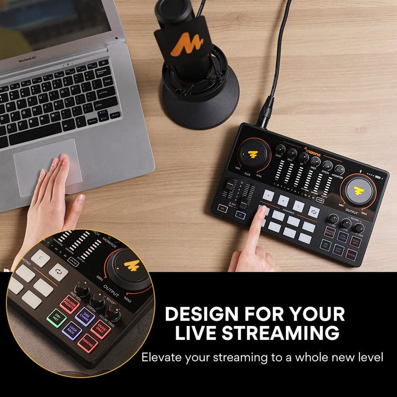 All‑in‑One USB Audio Interface & Podcast Mixer Kit by HitMyNeed