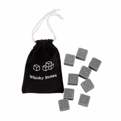 All Natural Whiskey Stones Drink Cooler Set (9-Pack) by HitMyNeed