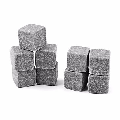 All Natural Whiskey Stones Drink Cooler Set (9-Pack) by HitMyNeed