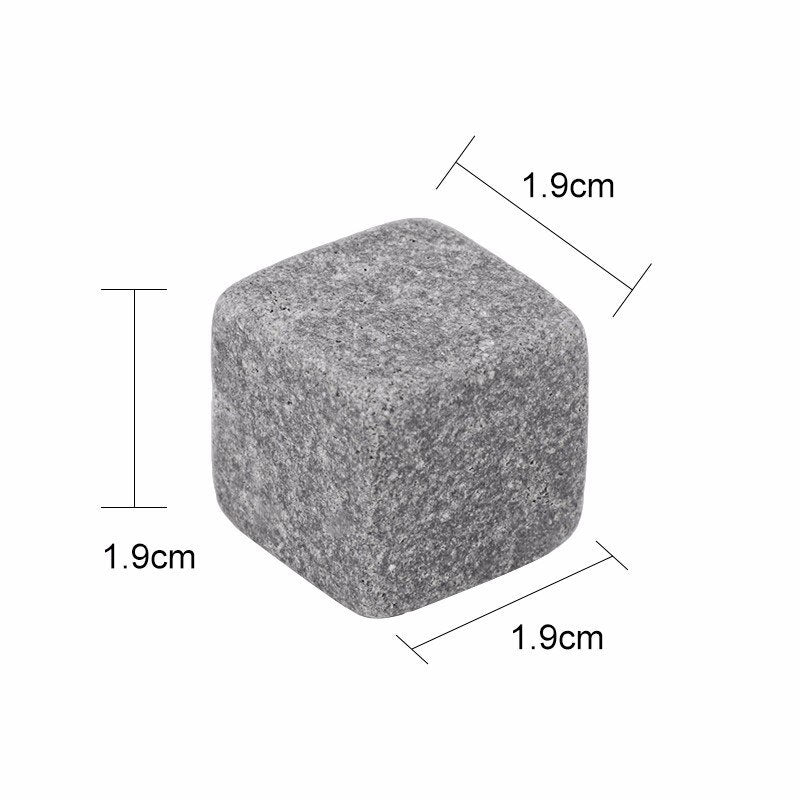 All Natural Whiskey Stones Drink Cooler Set (9-Pack) by HitMyNeed