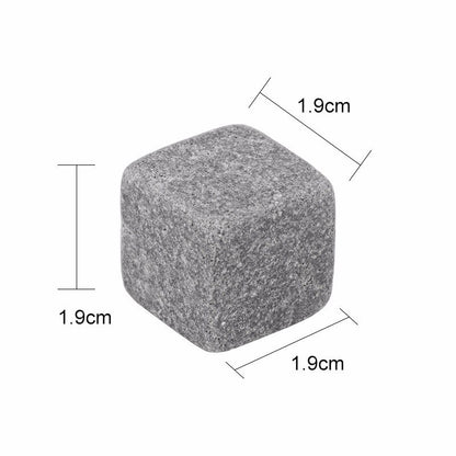 All Natural Whiskey Stones Drink Cooler Set (9-Pack) by HitMyNeed